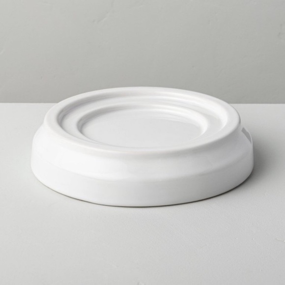 NWT Hearth & Hand with Magnolia White Pillar Candle Holder